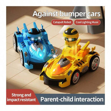 Bumper car multi-operation remote control racing toy for children with 2 crews, bumper car collection gift, color is random, does not include remote control battery.