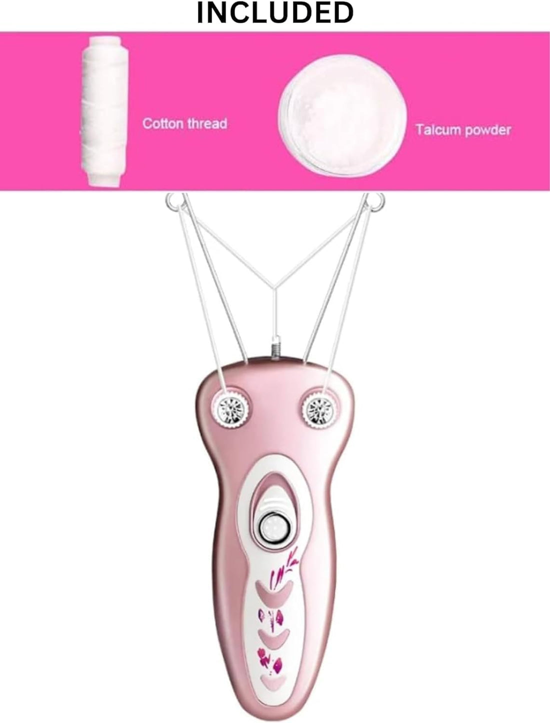 Electric Cotton Thread Epilator Lady Facial threading Hair Remover for Women