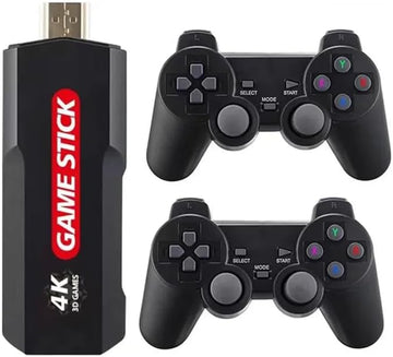 GD10 Retro Game Stick 64G Built in 40,000+ Games, Dual 2.4G Wireless Controllers, Video Game Consoles for 4K HD Output with 20+ Emulators