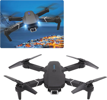 Drone, Black Foldable Drone Anti Collision Altitude Hold Mode for Outdoor for Adults