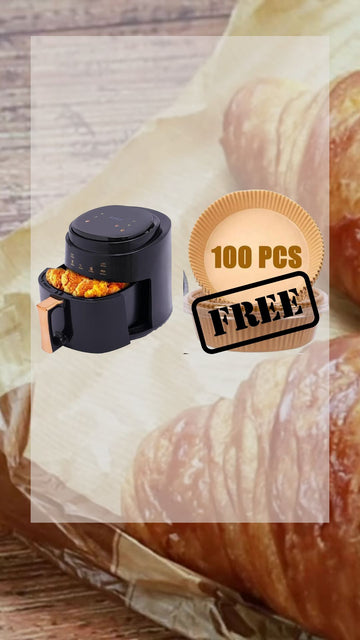 Eco-Friendly 10-Liter Air Fryer with  Air Fryer Paper-Free