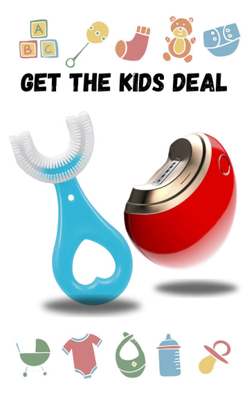 Fun & Safe Kids Toothbrush and Electric Nail Clipper Set