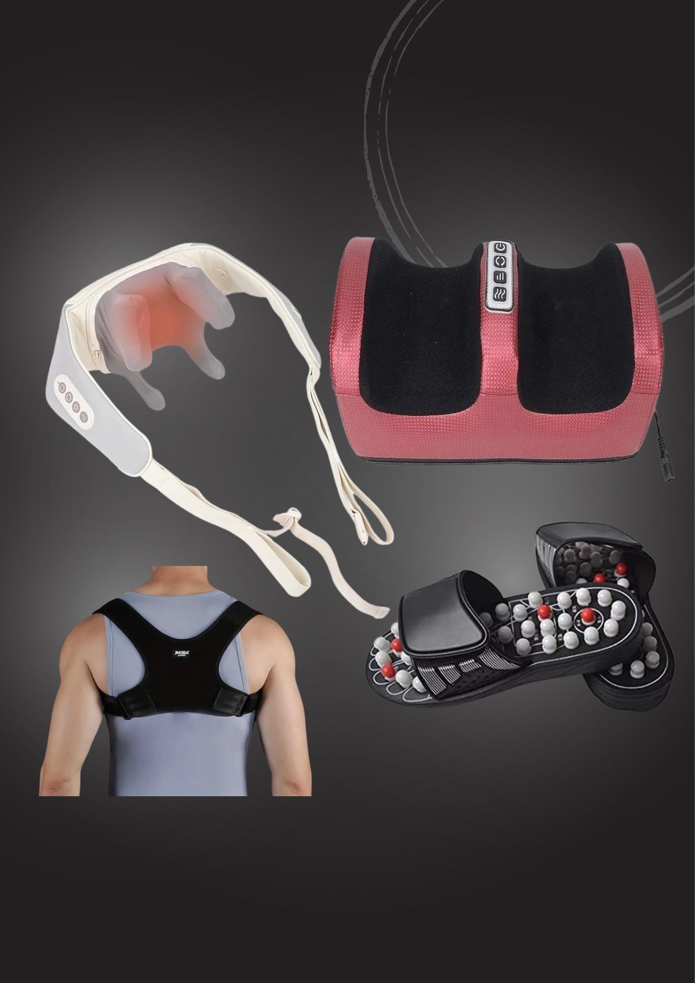 Total Body Relaxation: 4-in-1 Wellness & Massage Set