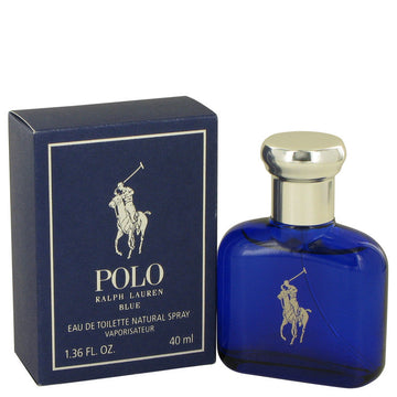 Ralph Lauren Polo Blue Eau De Toilette Cologne for Men, 1.36 fl oz