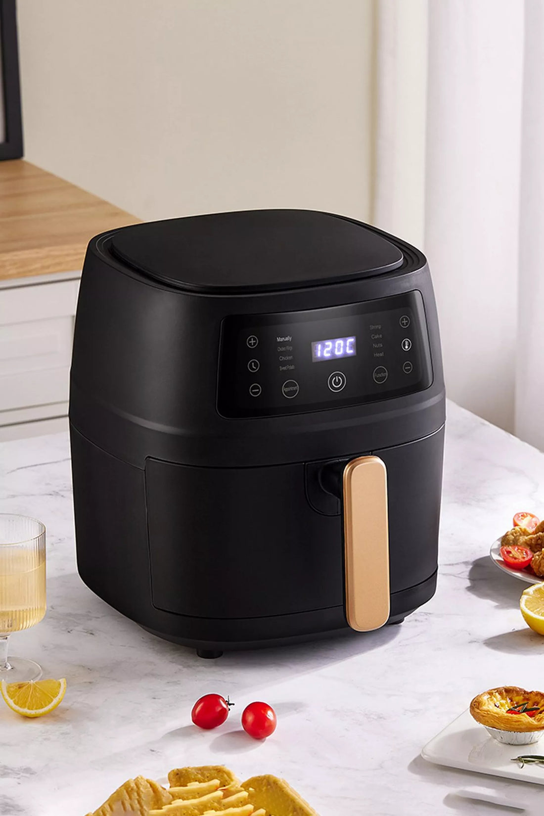 Eco-Friendly 10-Liter Air Fryer with  Air Fryer Paper-Free