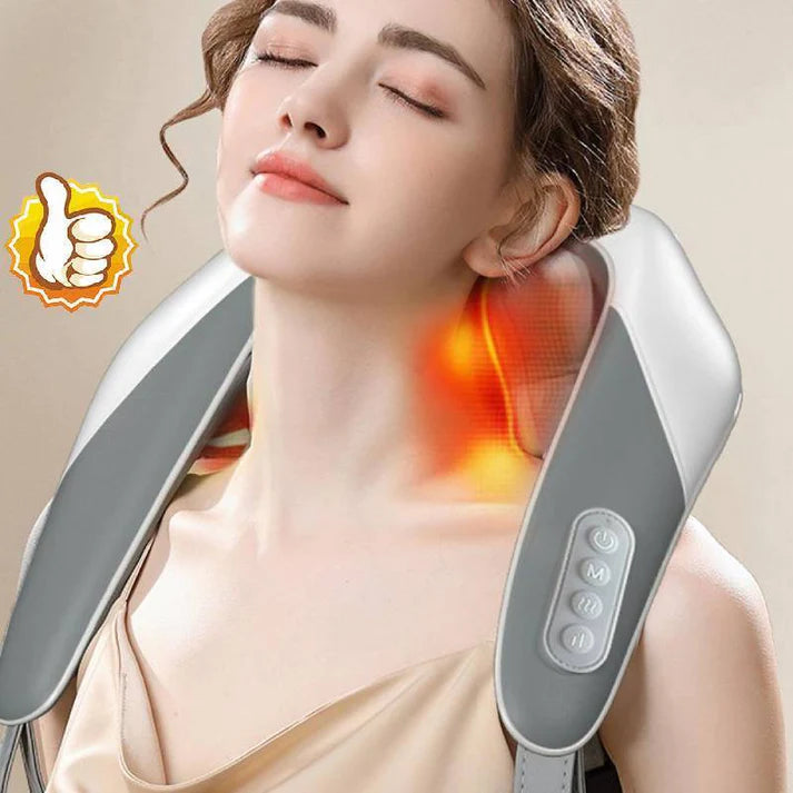 Upgraded 4D Neck Massager-mimics the hands of a real masseur