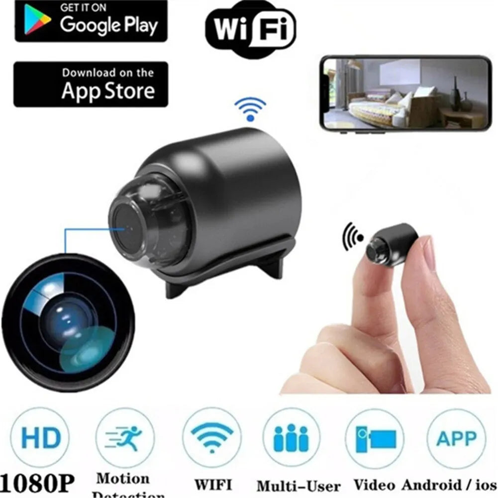 🔍 Wireless WiFi Spy Camera - Invisible Security, Total Protection 🏠