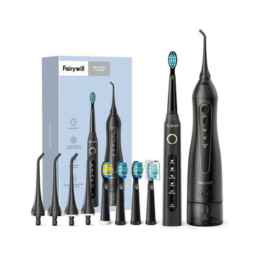 Fairywill Oral Care Combo 5020E Water Flosser + 507 Toothbrush